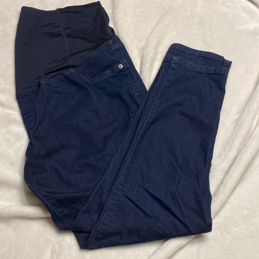 Women's Navy Blue Maternity Pants